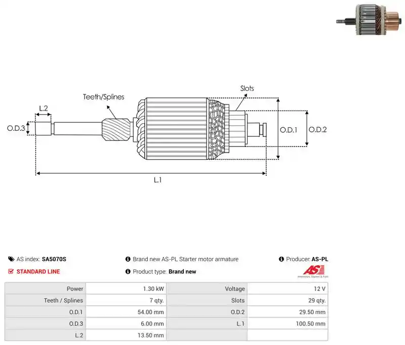 AS-PL SA5070S