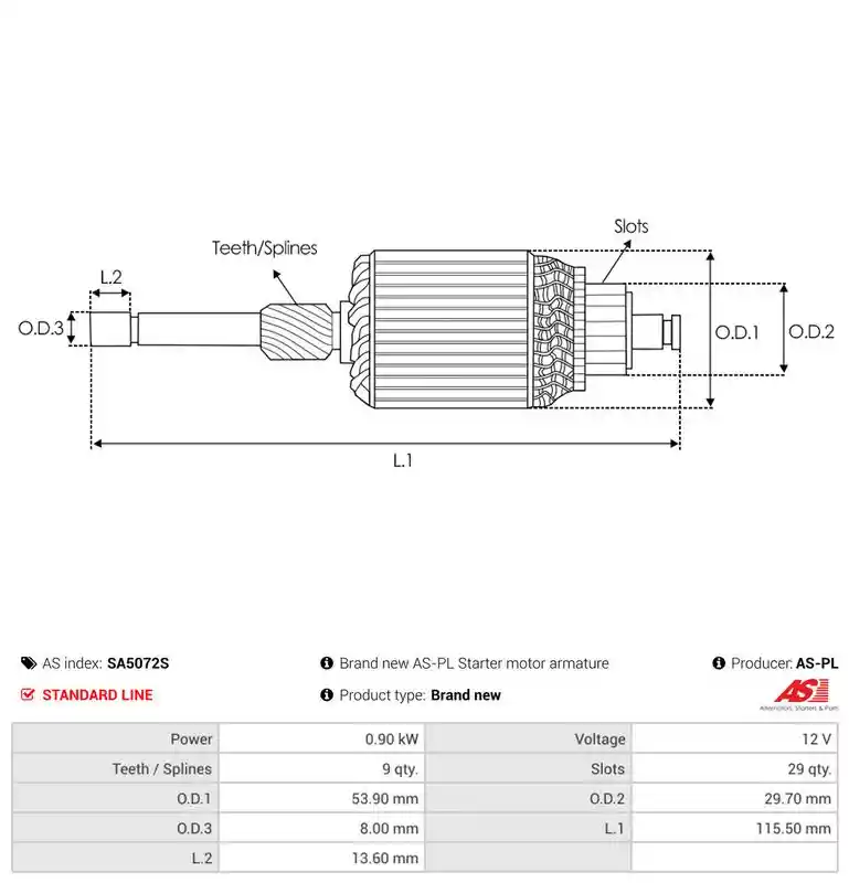 AS-PL SA5072S