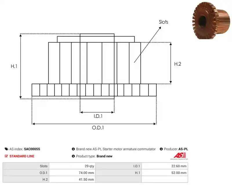 AS-PL SAC0005S
