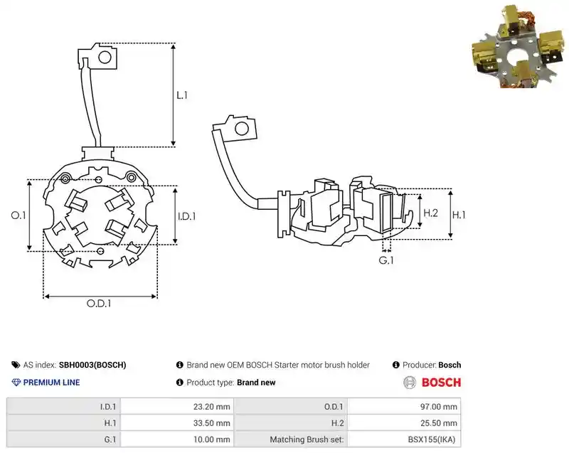 AS-PL SBH0003(BOSCH)