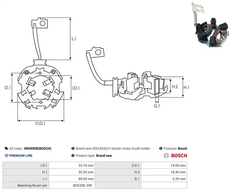 AS-PL SBH0008(BOSCH)