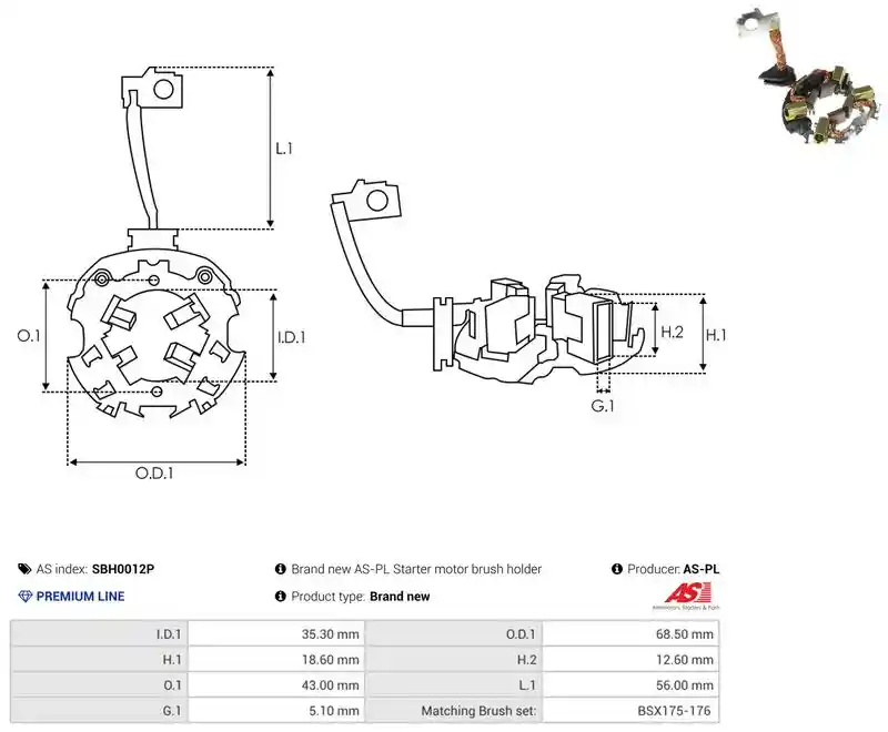 AS-PL SBH0012P