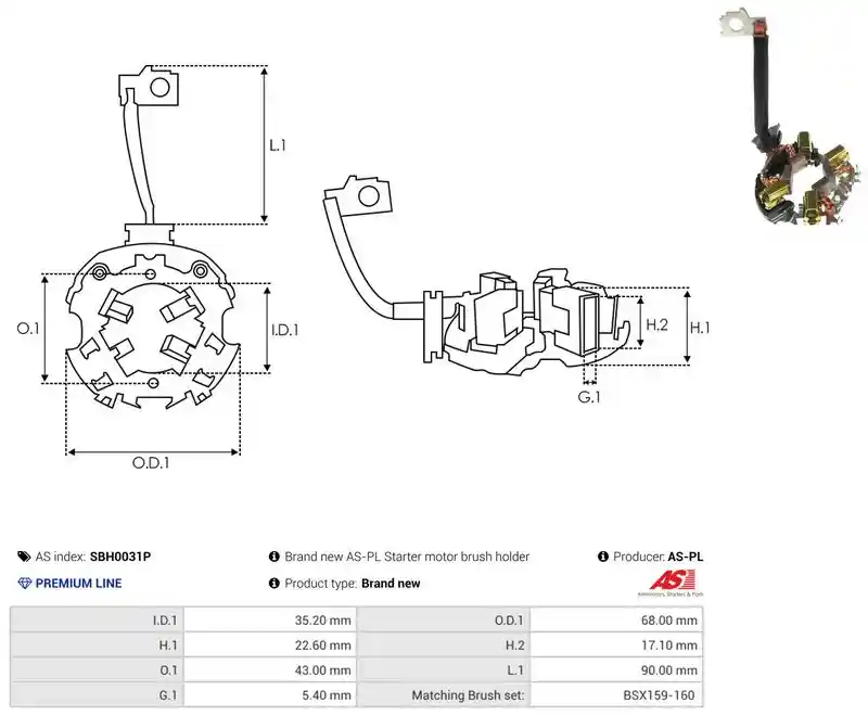 AS-PL SBH0031P