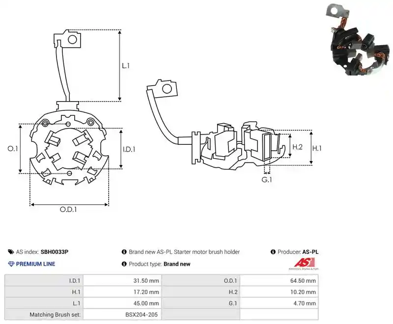 AS-PL SBH0033P