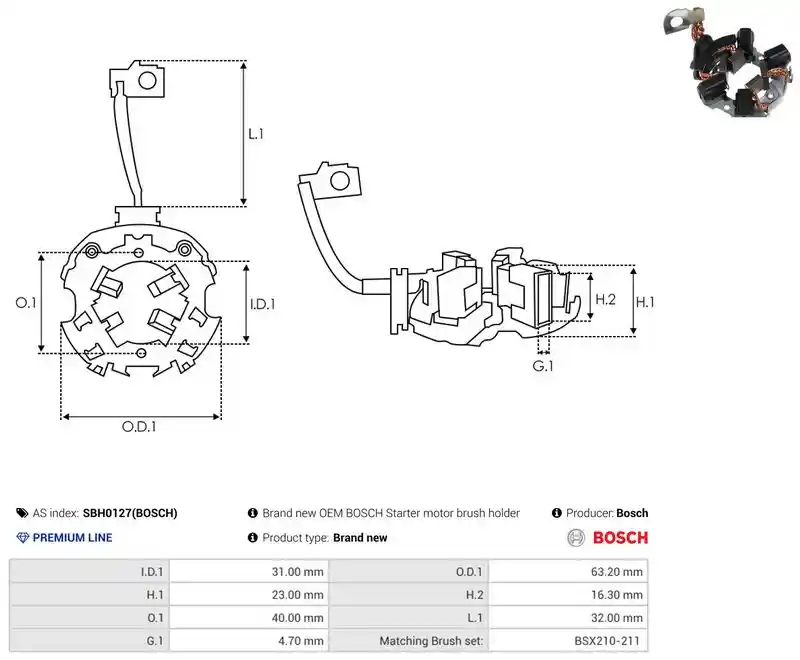 AS-PL SBH0127(BOSCH)