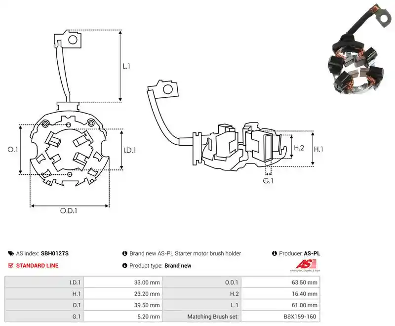 AS-PL SBH0127S