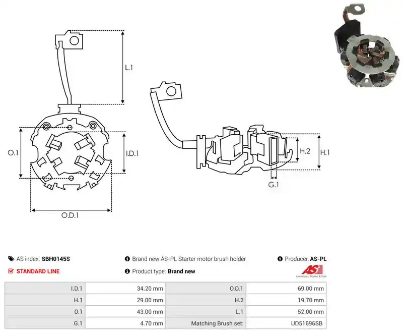 AS-PL SBH0145S