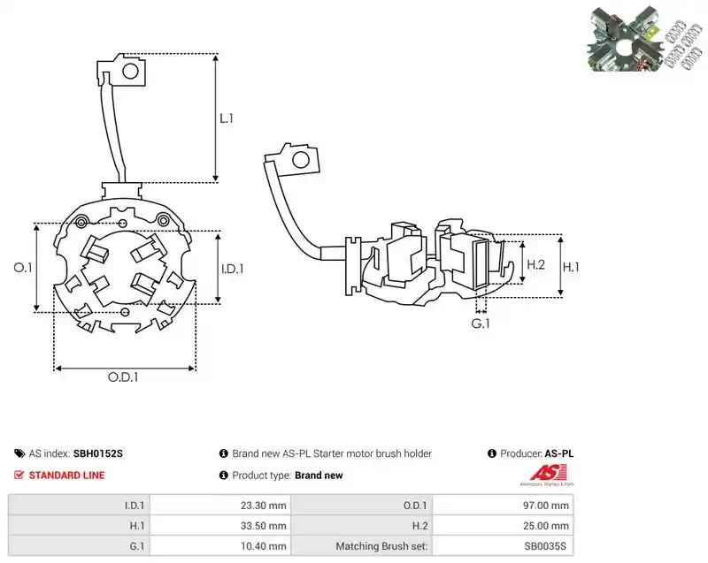 AS-PL SBH0152S