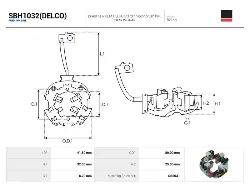 AS-PL SBH1032(DELCO)