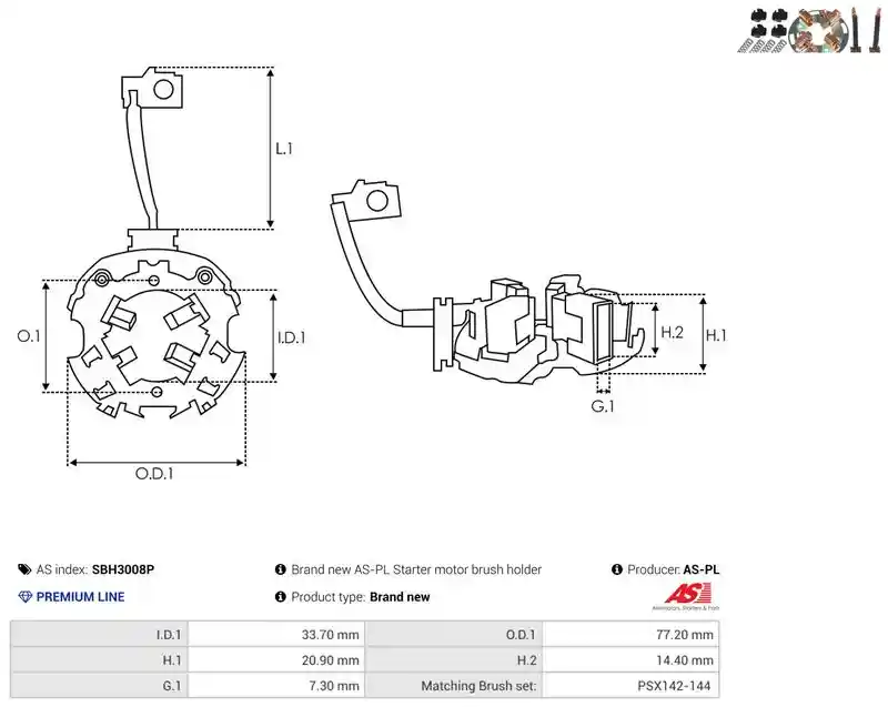 AS-PL SBH3008P