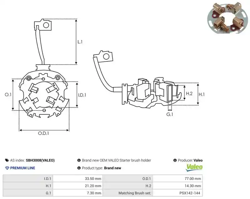 AS-PL SBH3008(VALEO)