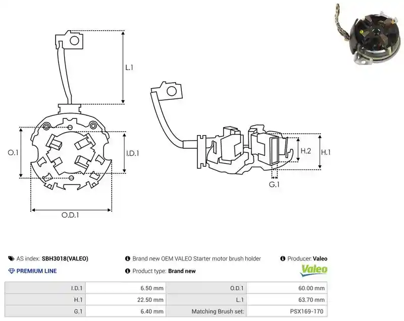 AS-PL SBH3018(VALEO)