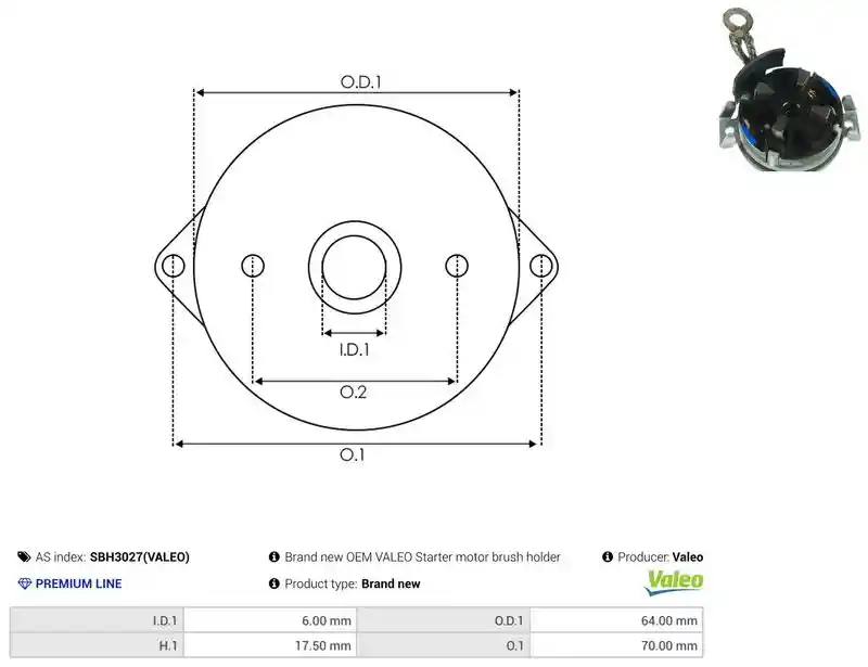 AS-PL SBH3027(VALEO)