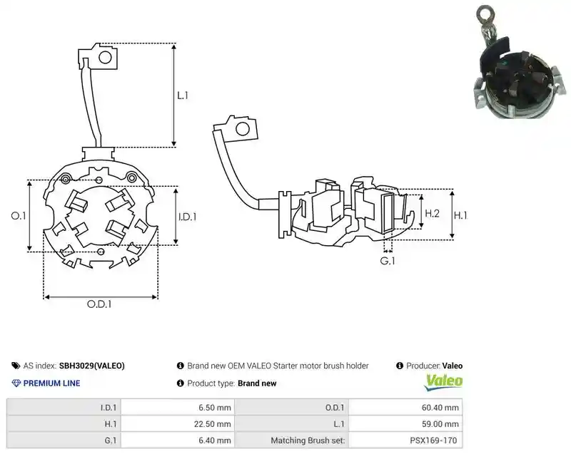 AS-PL SBH3029(VALEO)