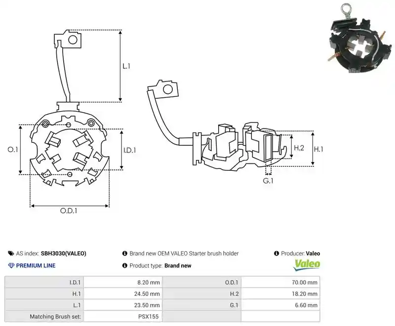 AS-PL SBH3030(VALEO)