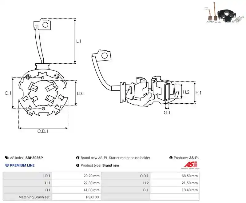 AS-PL SBH3036P