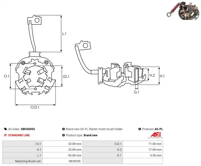 AS-PL SBH3045S