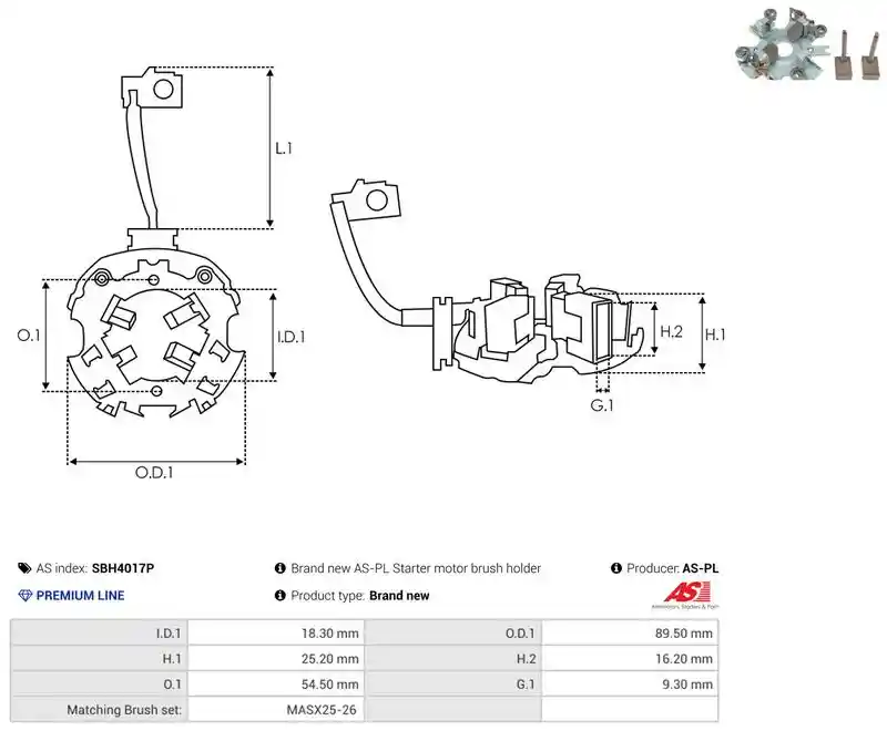 AS-PL SBH4017P