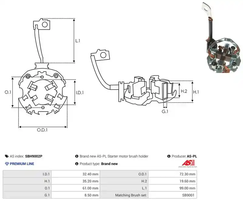 AS-PL SBH9002P