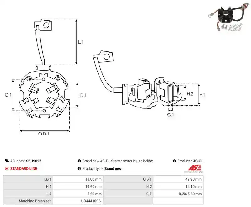 AS-PL SBH9022