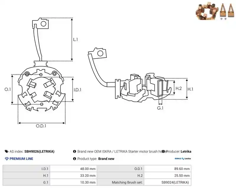 AS-PL SBH9026(LETRIKA)