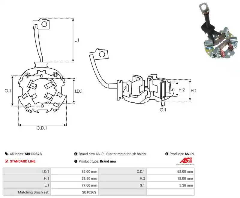 AS-PL SBH9052S