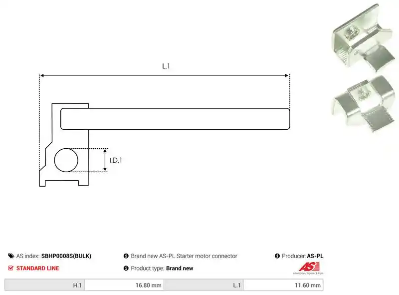 AS-PL SBHP0008S(BULK)