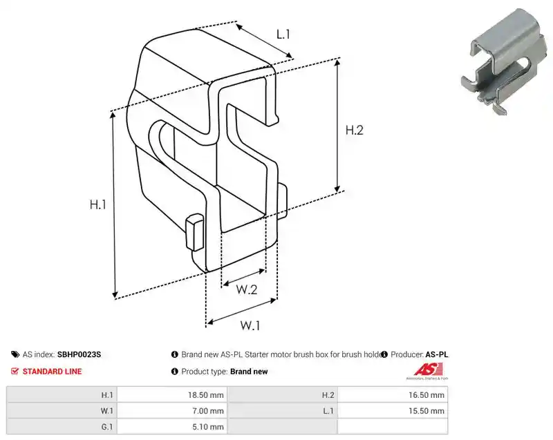 AS-PL SBHP0023S