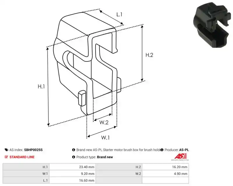 AS-PL SBHP0025S