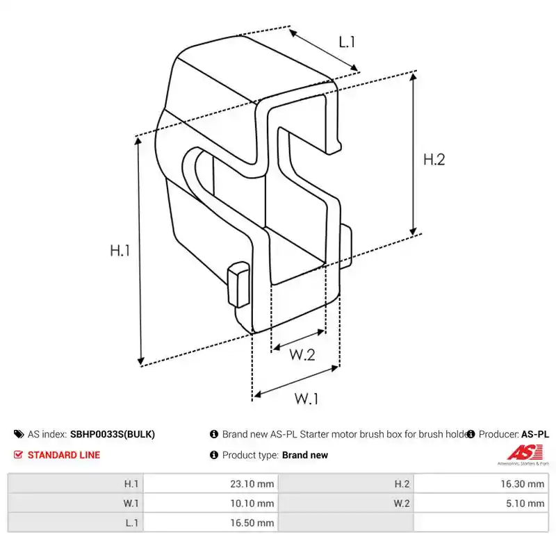 AS-PL SBHP0033S(BULK)