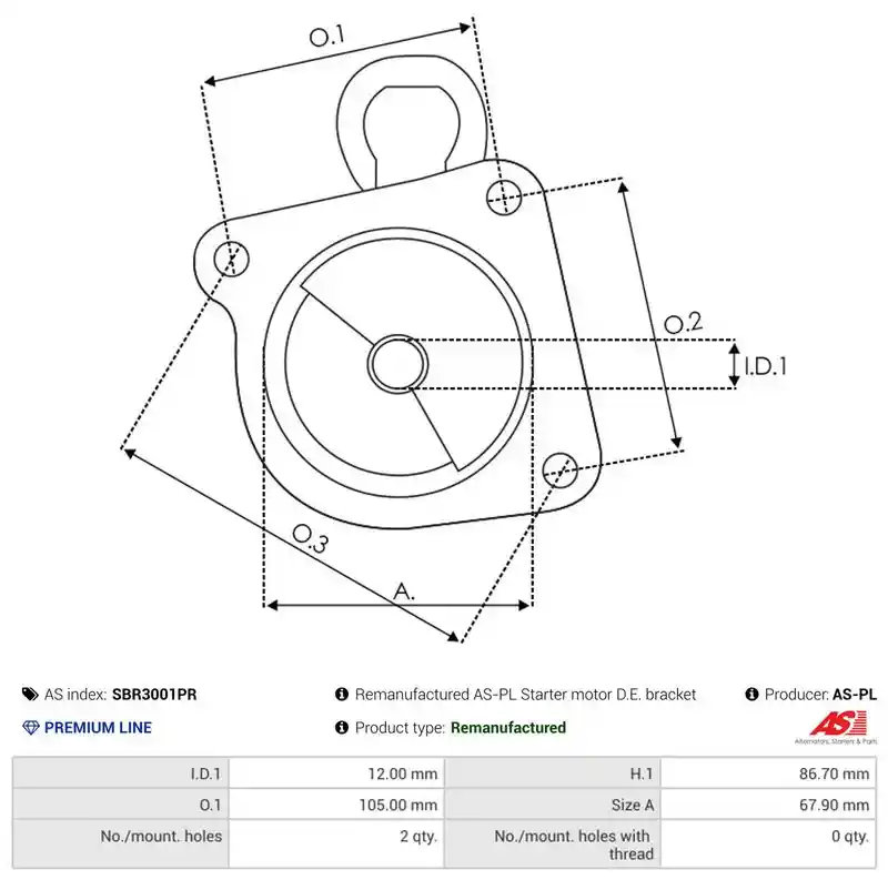 AS-PL SBR3001PR