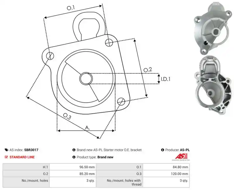 AS-PL SBR3017