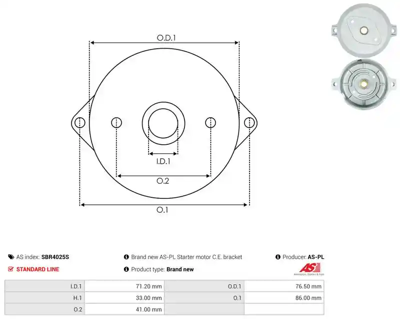 AS-PL SBR4025S