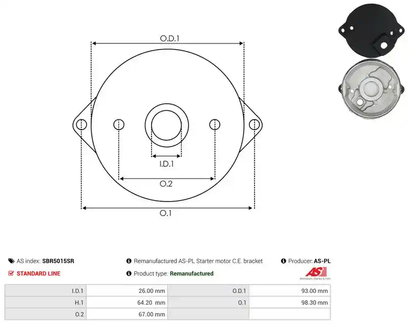 AS-PL SBR5015SR