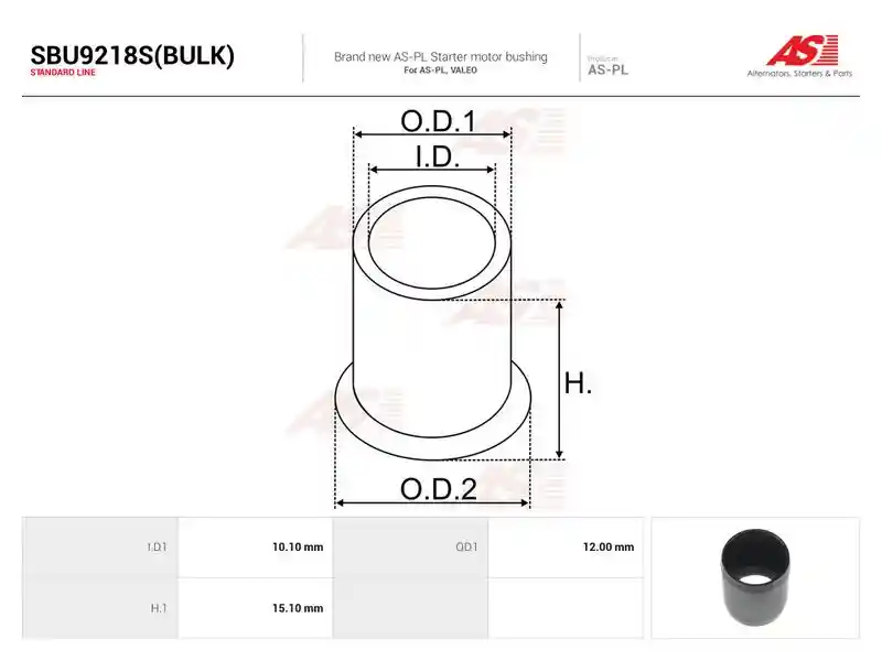 AS-PL SBU9218S(BULK)