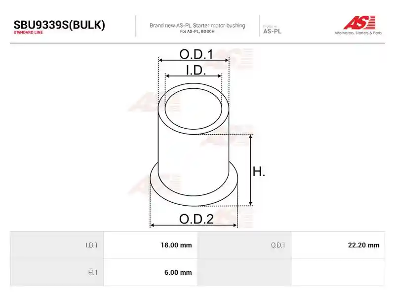 AS-PL SBU9339S(BULK)