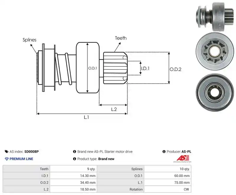 AS-PL SD0008P
