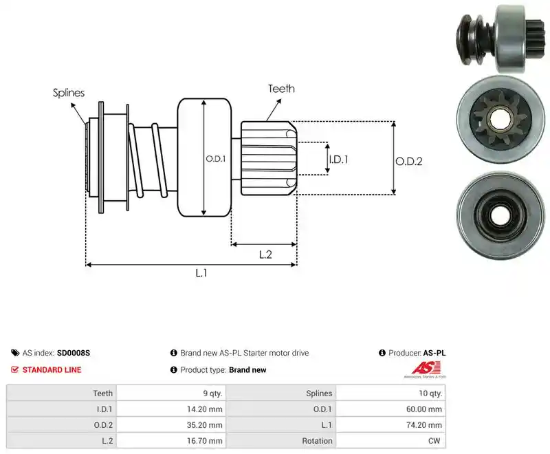 AS-PL SD0008S