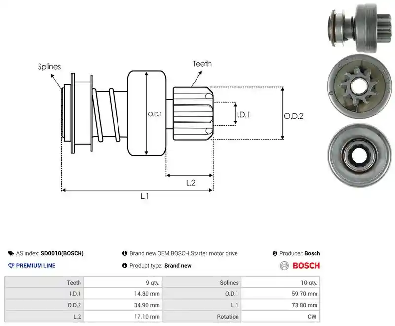 AS-PL SD0010(BOSCH)