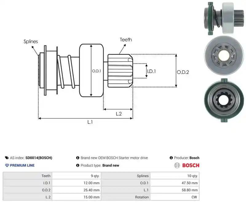 AS-PL SD0014(BOSCH)