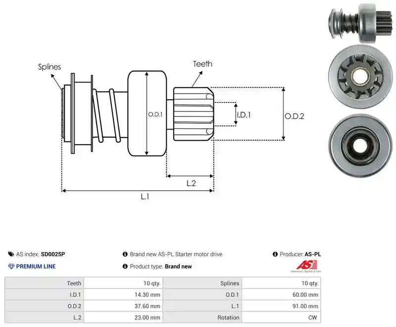 AS-PL SD0025P