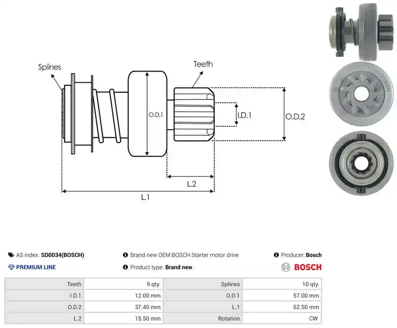 AS-PL SD0034(BOSCH)