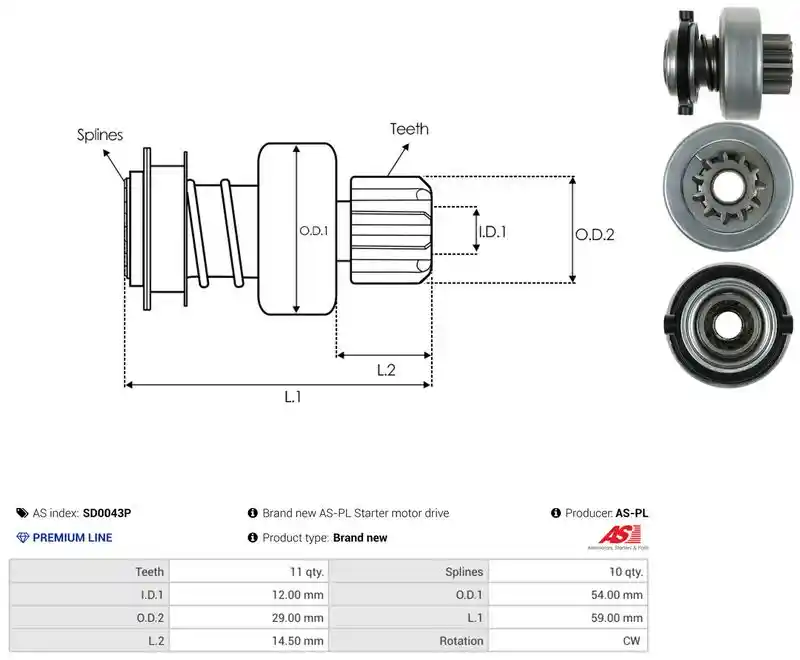 AS-PL SD0043P
