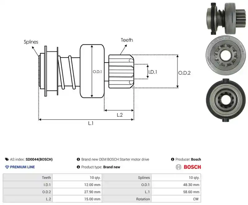 AS-PL SD0044(BOSCH)