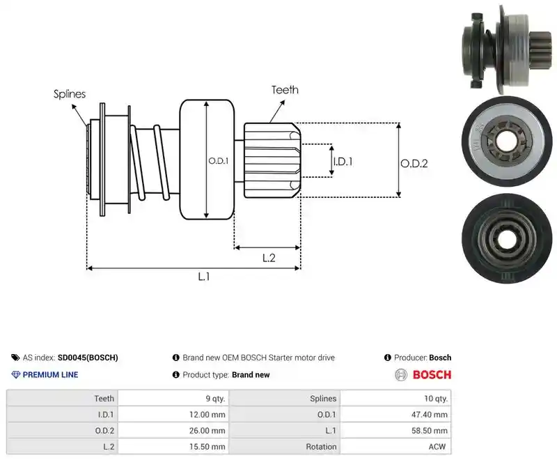 AS-PL SD0045(BOSCH)