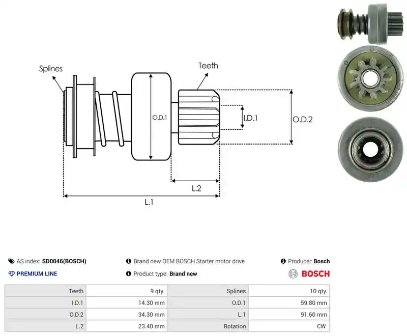 AS-PL SD0046(BOSCH)