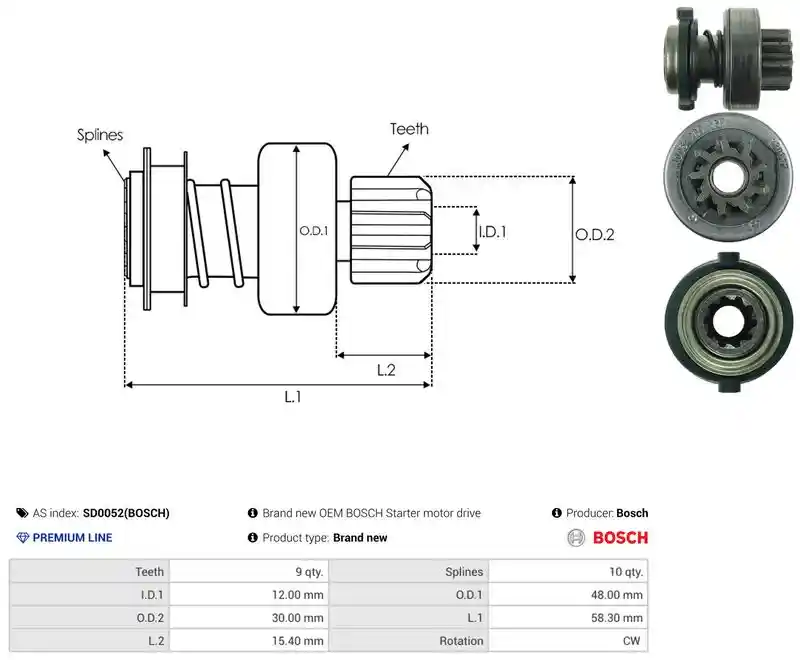AS-PL SD0052(BOSCH)