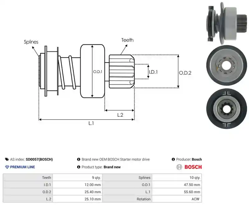 AS-PL SD0057(BOSCH)