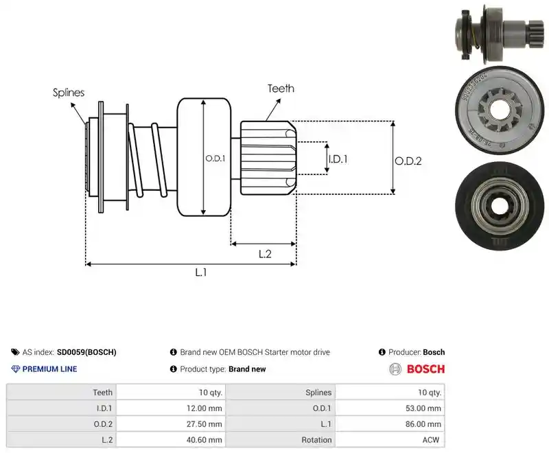 AS-PL SD0059(BOSCH)