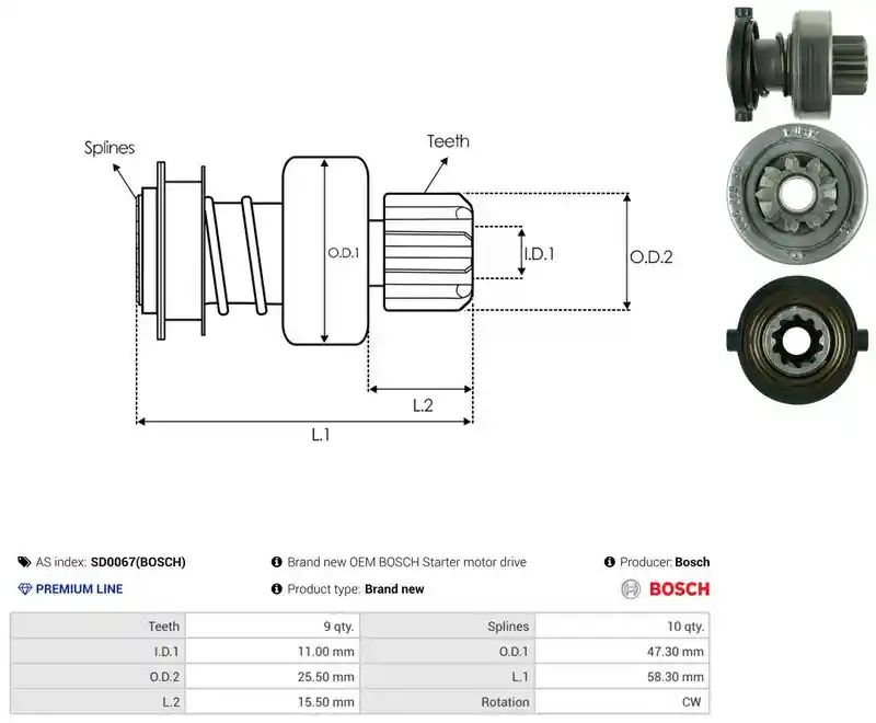 AS-PL SD0067(BOSCH)